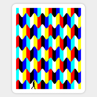 Rainbow stripes Sticker